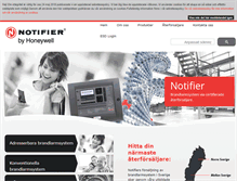 Tablet Screenshot of notifier.se